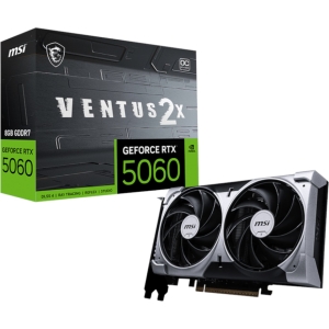 MSI GeForce RTX 5060 VENTUS 2X OC 8GB GDDR7 Graphics Card (RTX5060VENTUS2XOC8G) – product image