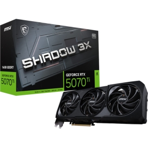 MSI GeForce RTX 5070 Ti 16GB GDDR7 SHADOW 3X OC Graphics Card (RTX5070TISHADOW3XOC16GB) – product image