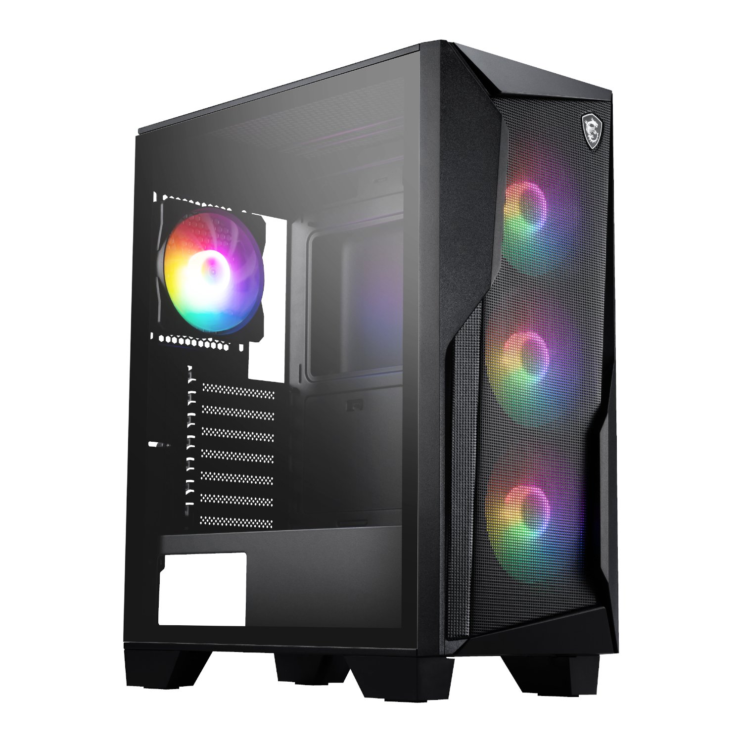 MSI MSI MAG FORGE 130A Airflow ATX Gaming Chassis - Black (MAG FORGE 130A AIRFLOW) – product image