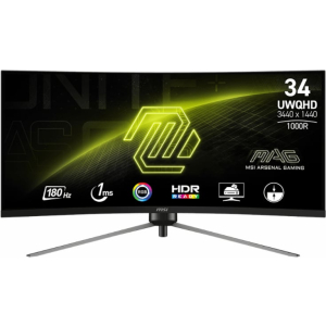 MSI MSI MAG345CQR 34" Curved Gaming Monitor 3440x1440 (UWQHD) VA 1ms 180Hz (MAG 345CQR) – product image