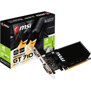 MSI Nvidia GeForce GT 710 2GD3H 2GB 64-BIT Graphics Card (GT7102GD3H LP) – product image