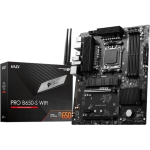 MSI PRO B650-S Wi-Fi AMD AM5 ATX Gaming Motherboard (PROB650-SWIFI) – product image