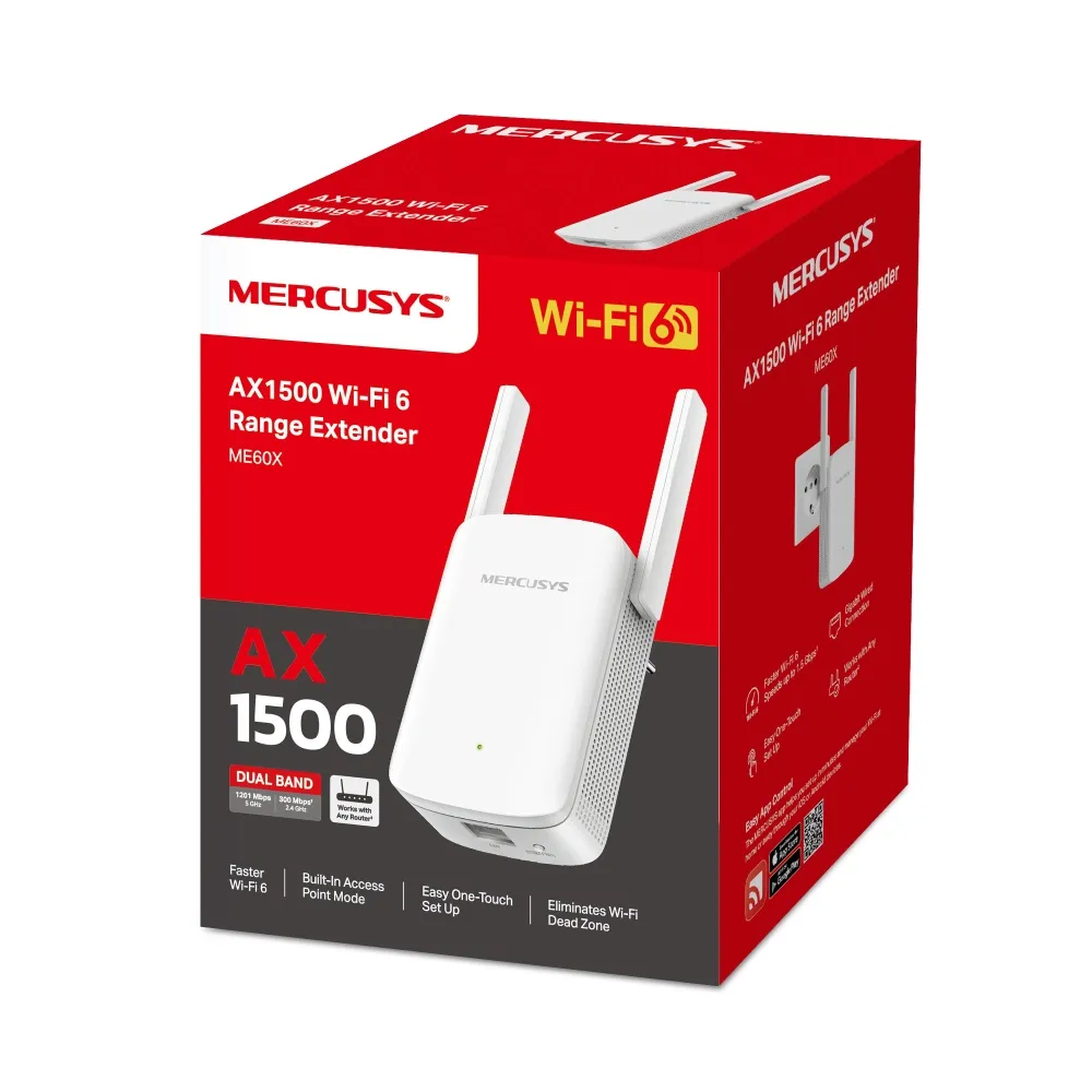 MERCUSY AX1500 WI-FI 6 RANGE EXTENDER | ME60X - Image 4