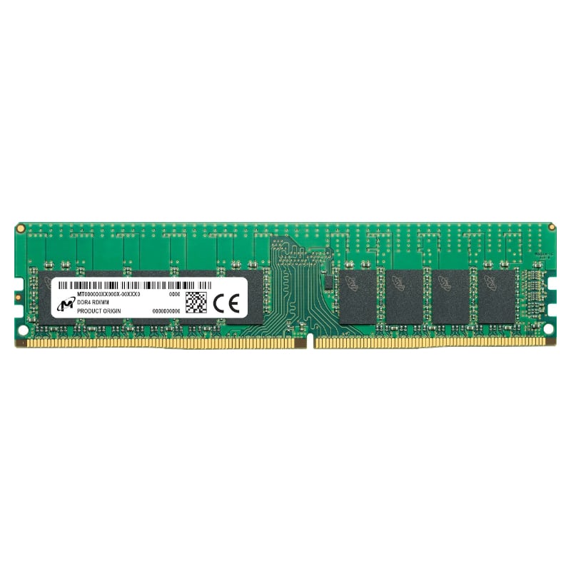 Micron Micron MTA18ASF2G72PDZ-3G2R1R 16GB 3200Mhz DDR4 RDIMM Memory (MTA18ASF2G72PDZ-3G2R1R) – product image