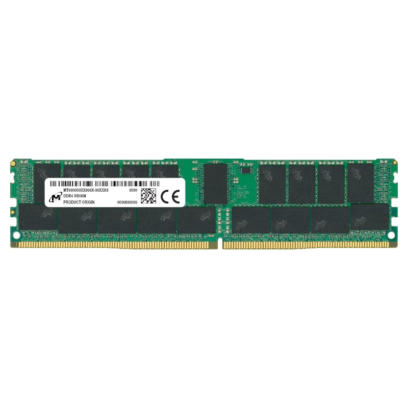 Micron Micron MTA36ASF4G72PZ-3G2R1R 32GB 3200Mhz DDR4 RDIMM (MTA36ASF4G72PZ-3G2R1R) – product image