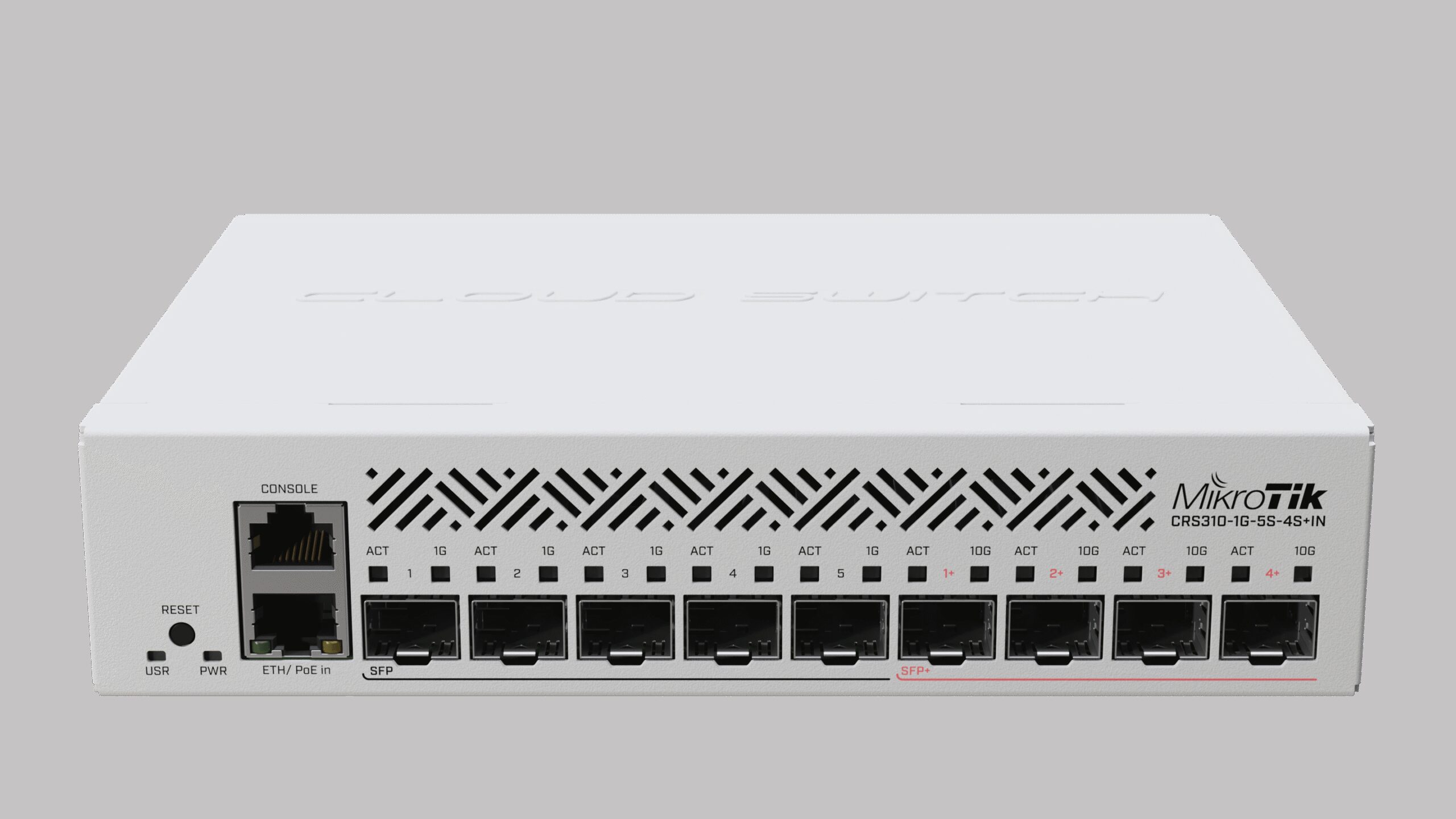MIKROTIK CRS310-1G-5S-4S+IN, 4 X 10G SFP+ PORTS, 5 X 1G SFP PORTS, 1 X 1G ETHERNET PORT - Image 3