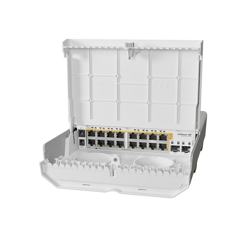 MIKROTIK NETPOWER 16P 16 GIGABIT POE-OUT PORTS AND 2 SFP+, PSU IS NOT INCLUDED - Image 4