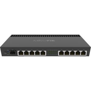 MikroTik 10 Port Gigabit 1SFP+ 4 Core L5 Rack-Mount Router | RB4011iGS+RM – product image