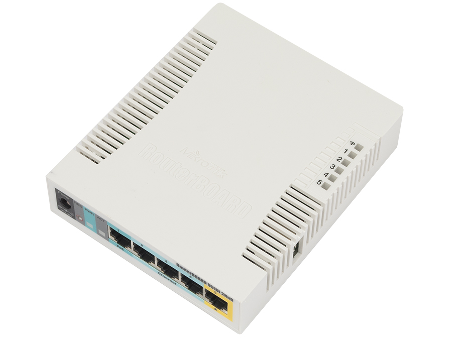 MikroTik 2.4GHz 2.5dBi 5 Port Ethernet WiFi Router | RB951Ui-2HnD – product image