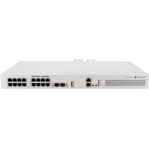 MikroTik Cloud Router Switch 16 Port with 8 PoE 150W 2SFP+ | CRS418-8P-8G-2S+RM – product image
