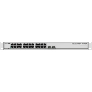 MikroTik SwOS Cloud Smart Switch 24 Port Gigabit 2SFP+ | CSS326-24G-2S+RM – product image