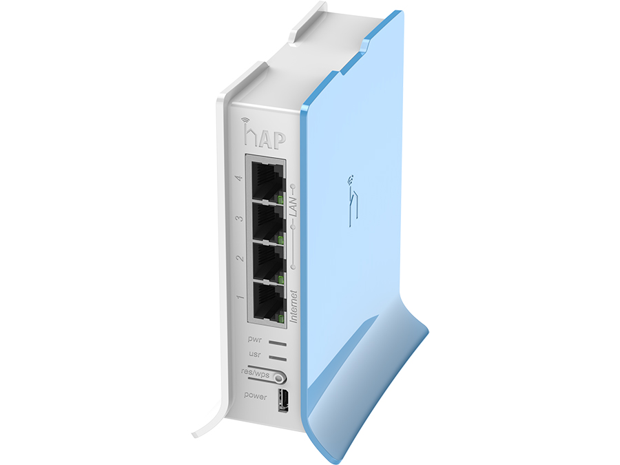 MikroTik hAP Lite Tower 4 Port Ethernet 300Mbps WiFi 4 Router | RB941-2nD-TC – product image