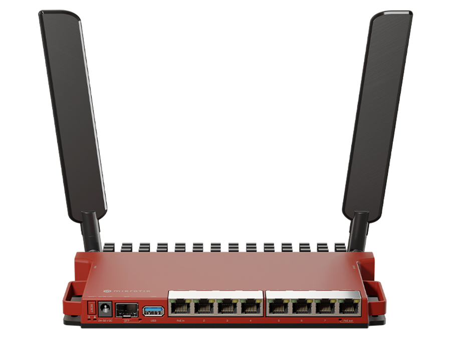 MikroTik 8 Gigabit 1x2.5Gbps SFP Dual Core WiFi 6 Router | L009UiGS-2HaxD-IN – product image