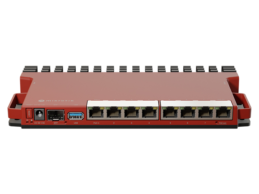 MikroTik 8 Gigabit 1x2.5Gbps SFP Dual Core Router | L009UiGS-RM – product image