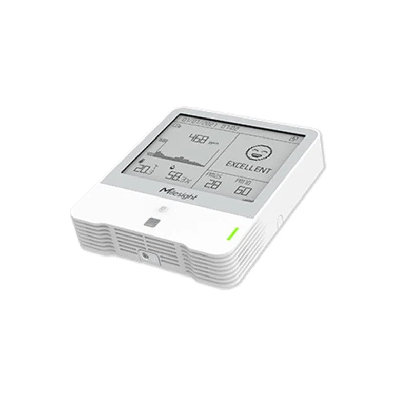 MILESIGHT INDOOR AMBIENCE MONITOR - TEMP, HUMIDITY, PIR, LIGHT, TVOC, CO2, BAROMETRIC, PM2.5/10 - Image 3