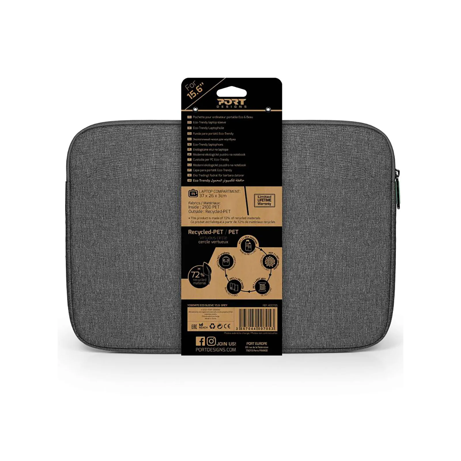 Port | NOTEBOOK SLEEVE | 400705 - product image