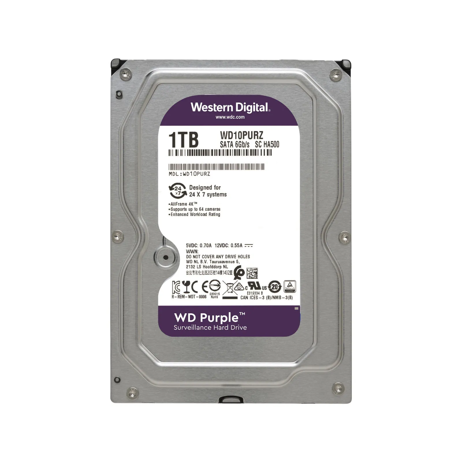 Western Digital | INTERNAL HDD | WD10PURZ - product image