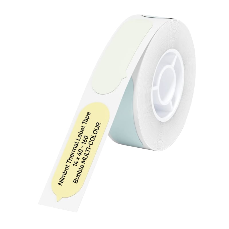 NIIMBOT NIIMBOT D11/D110/D101/H1S Thermal Label 14x40mm - 160 Labels Per Roll - Bubble B (T14*40-160BUBBLE B) – product image