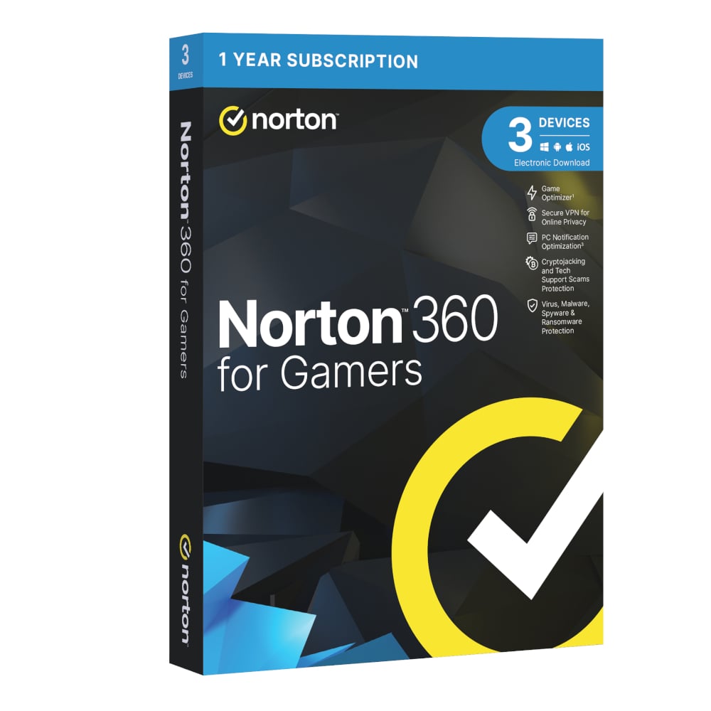 Norton Norton 360 for Gamers (3 Device/Up to 50GB) (21428005) – product image