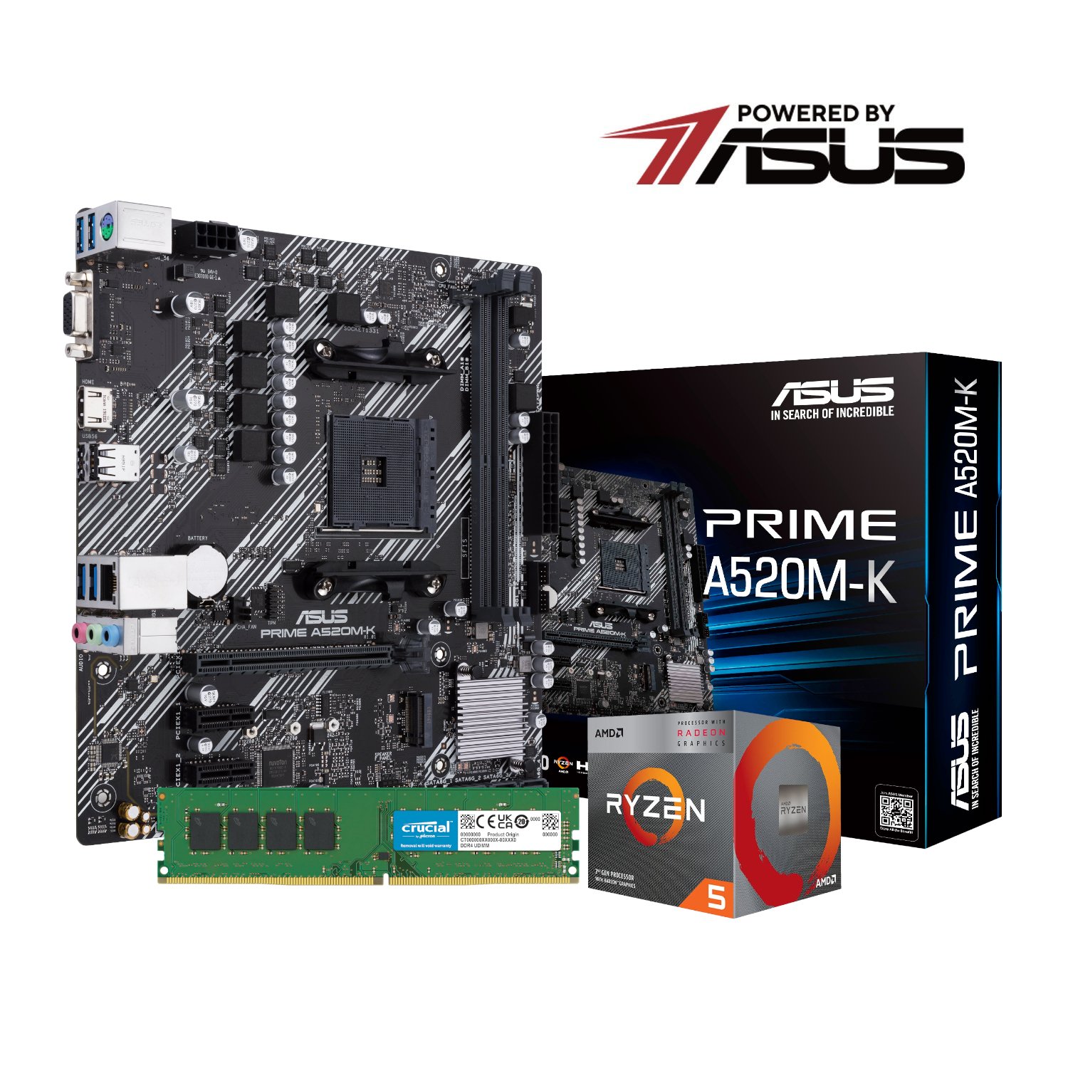 PCBuilder AMD Ryzen 5 3400G LEVEL UP Core Upgrade Kit (PCB_UPK_21) – product image