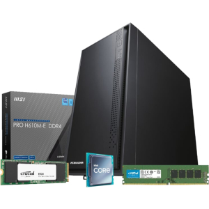 PCBuilder PCBuilder Intel i3-12100 OFFICE MASTER Core Windows 11 Pro Desktop PC (PCB_OFFICE_I38G-V3) – product image