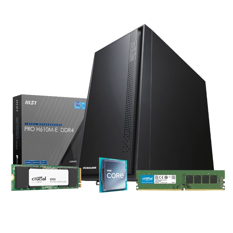 PCBuilder PCBuilder Intel i5-12400 OFFICE MASTER Core Windows 11 Pro Desktop PC (PCB_OFFICE_I516G-V3) – product image