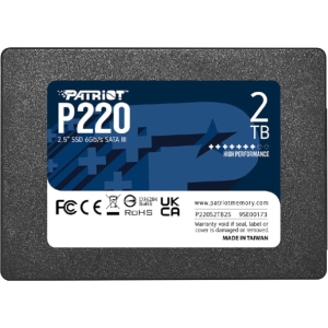 Patriot P220 2TB 2.5" SSD (P220S2TB25) – product image