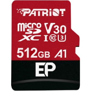 Patriot Patriot EP V30 A1 512GB Micro SDXC Card + Adapter (PEF512GEP31MCX) – product image