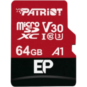 Patriot Patriot EP V30 A1 64GB Micro SDXC Card + Adapter (PEF64GEP31MCX) – product image
