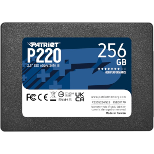Patriot Patriot P220 256GB 2.5" SSD (P220S256G25) – product image
