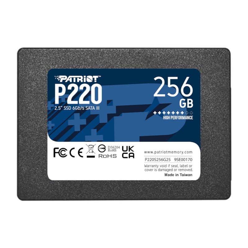 Patriot Patriot P220 256GB 2.5" SSD (P220S256G25) – product image
