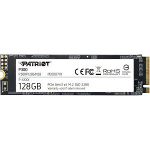 Patriot Patriot P300 128GB M.2 PCIe NVMe SSD (P300P128GM28) – product image