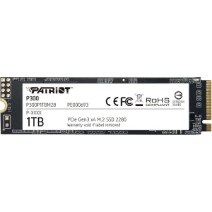 Patriot Patriot P300 1TB M.2 PCIe NVMe SSD (P300P1TBM28) – product image