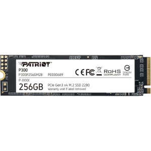 Patriot Patriot P300 256GB M.2 PCIe NVMe SSD (P300P256GM28) – product image
