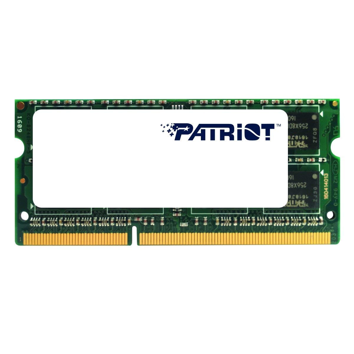 Patriot Patriot Signature Line 4GB 1600MHz DDR3L Dual Rank SODIMM Notebook Memory (PSD34G1600L2S) – product image