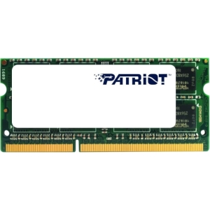 Patriot Signature Line 8GB 1600MHz DDR3L Dual Rank SODIMM Notebook Memory (PSD38G1600L2S) – product image