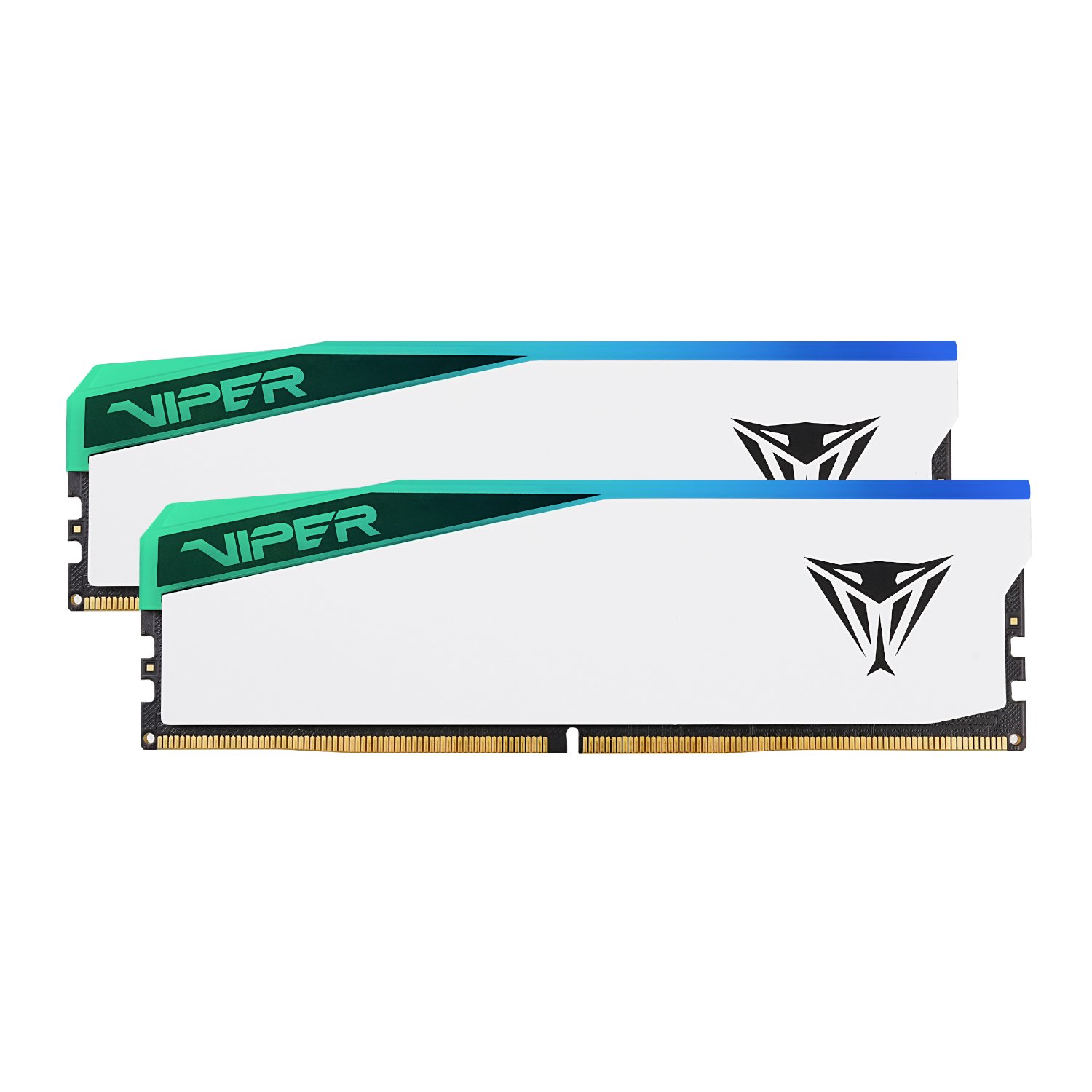 Patriot Viper Elite 5 RGB 32GB 6000MHz DDR5 Desktop Gaming Memory Kit - White (PVER532G60C30KW) – product image