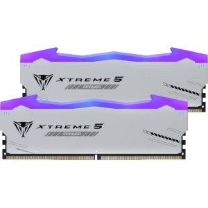 Patriot Viper Xtreme 5 RGB MPower 32GB 6000MHz DDR5 Desktop Gaming Memory Kit - Silver (PVXR532G60C30KM) – product image