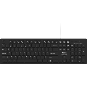 Port Port Connect Tough Office USB Keyboard - Black (900752-US) – product image