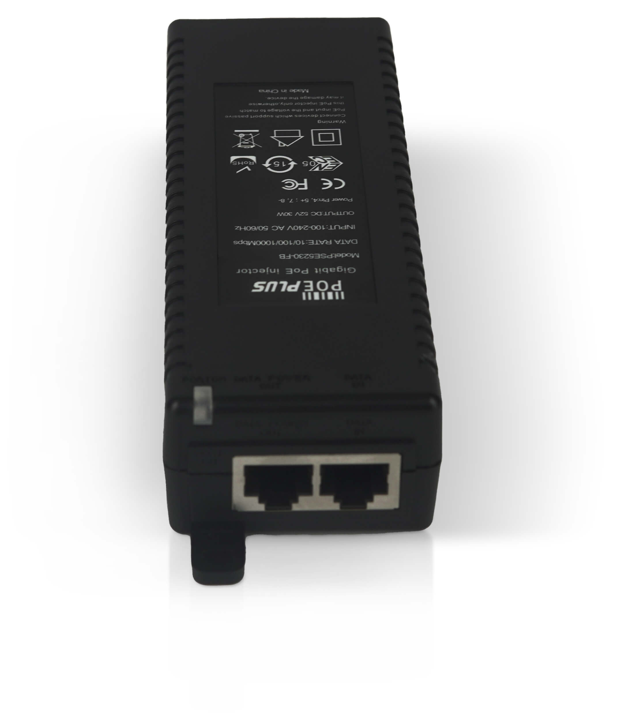 GIGABIT POWER OVER ETHERNET (POE) INJECTOR. 48V, 0.575A, PASSIVE, 30W - Image 3