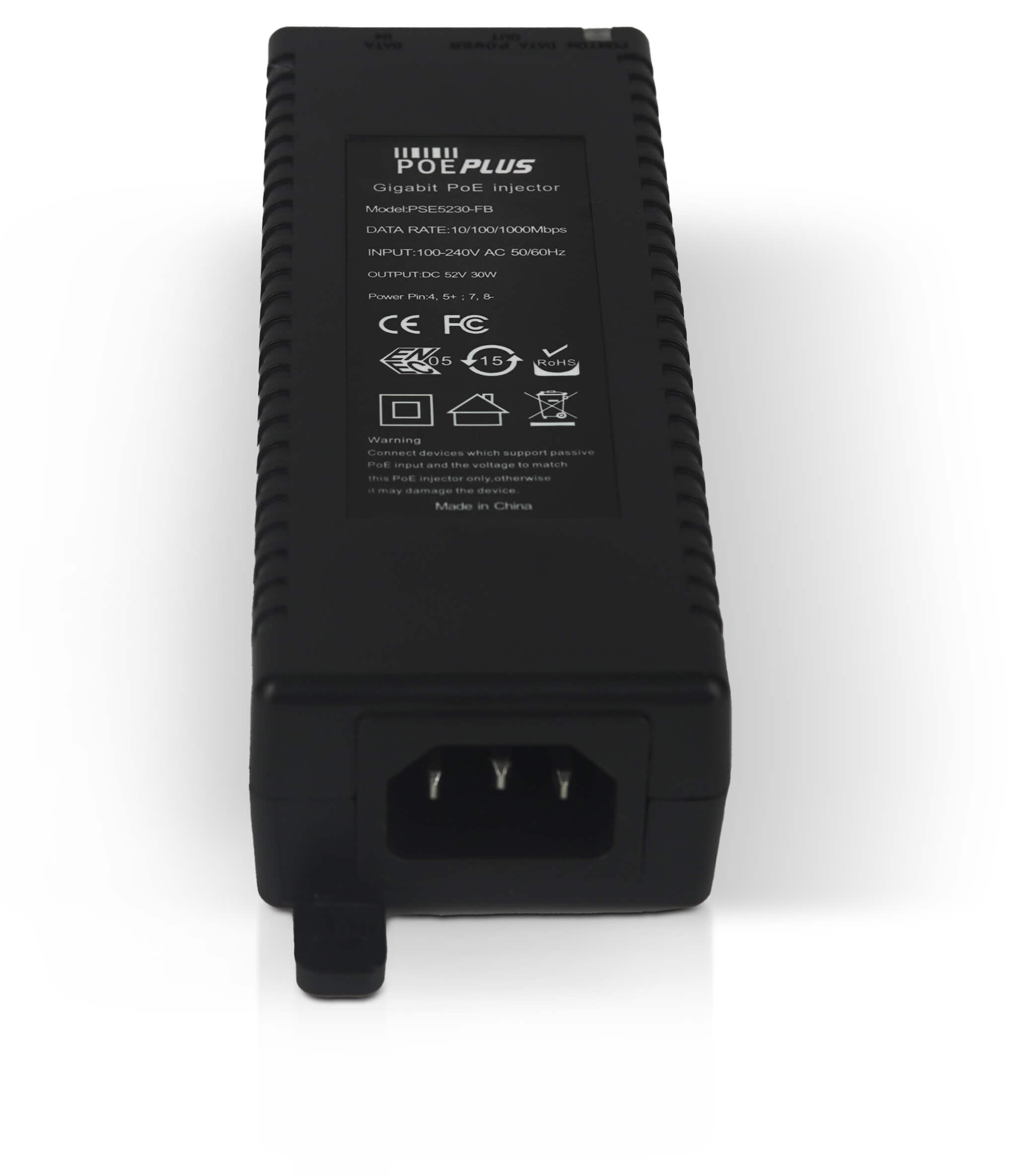 GIGABIT POWER OVER ETHERNET (POE) INJECTOR. 48V, 0.575A, PASSIVE, 30W - Image 5