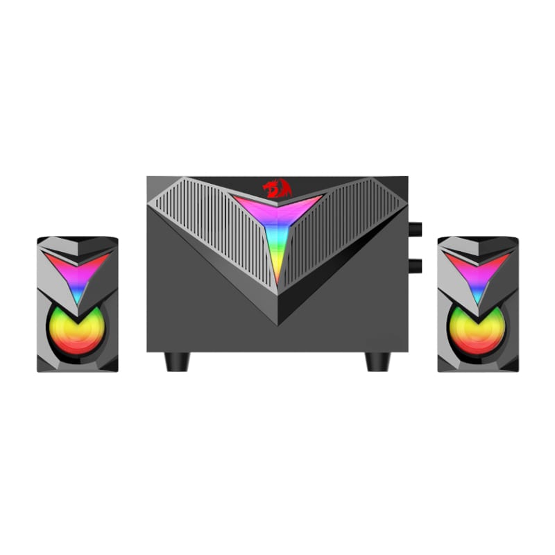 Redragon REDRAGON 2.1 Satellite Speaker TOCCATA RGB 11W Gaming Speaker - Black (RD-GS700) – product image