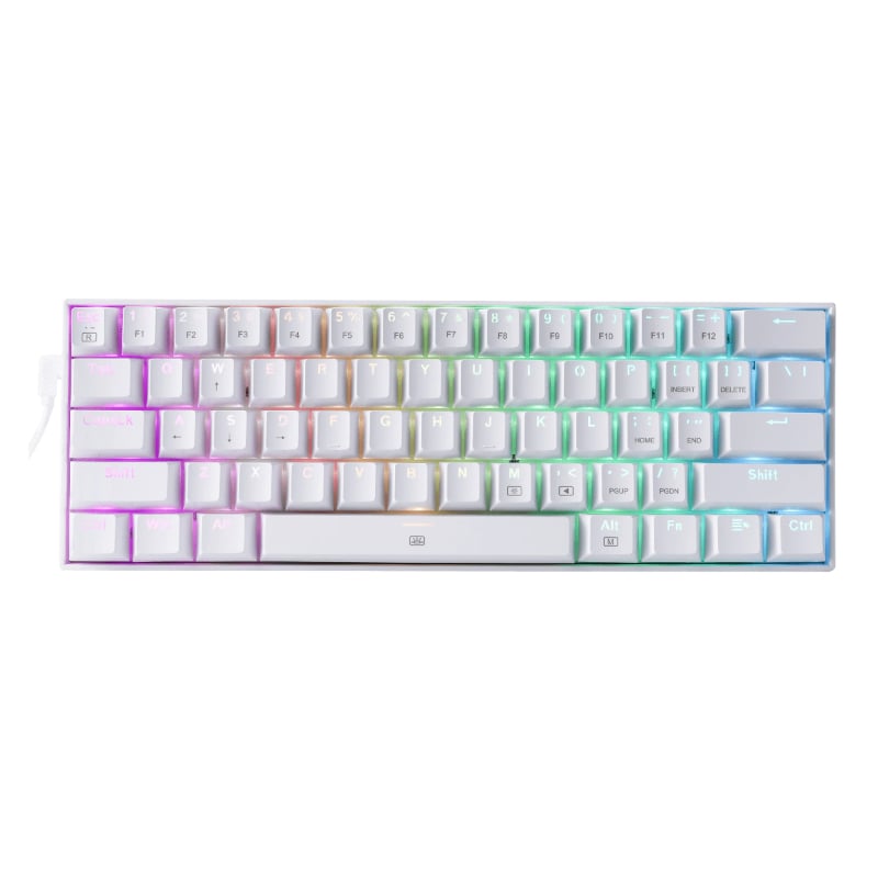 Redragon REDRAGON DRAGONBORN Wired Mechanical Keyboard RGB
67Key Design - White (RD-K630W-RGB) – product image