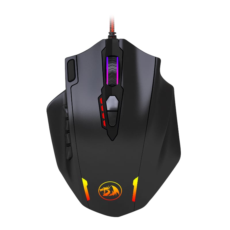 Redragon REDRAGON IMPACT 12400DPI MMO Gaming Mouse - Black (RD-M908) – product image