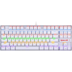 Redragon REDRAGON KUMARA Mechanical 87 Key|RGB Backlit Gaming Keyboard - White (RD-K552W-RGB) – product image