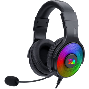 Redragon REDRAGON Over-Ear PANDORA USB (Power Only)|Aux (Mic and Headset) RGB Gaming Headset - Black (RD-H350RGB-1) – product image