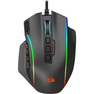 Redragon REDRAGON PERDICTION 4 12400DPI RGB MMO Ergo Gaming Mouse - Black (RD-M901-K-2) – product image