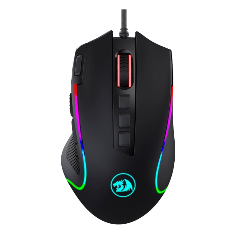 Redragon REDRAGON PREDATOR 4000DPI RGB Ergo Gaming Mouse - Black (RD-M612-RGB) – product image