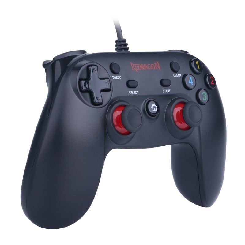 Redragon REDRAGON SATURN Wired X/D-input(Digital/Analog) PC Controller Black (RD-G807) – product image