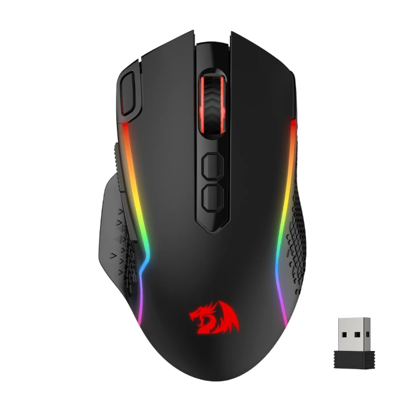 Redragon REDRAGON Taipan Pro 10000DPI RGB Wireless Gaming Mouse - Black (RD-M810RGB-PRO) – product image
